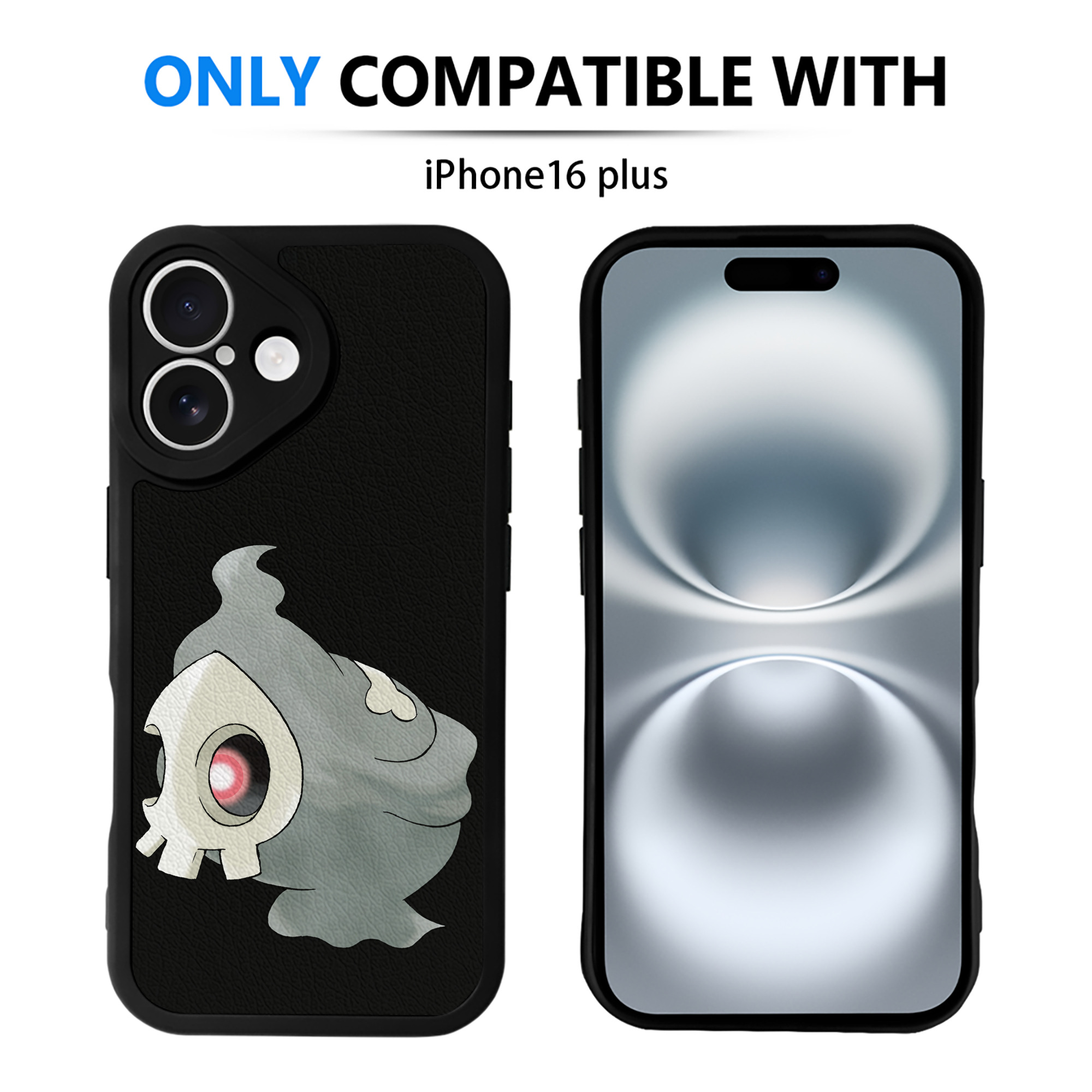 （画像用） ポケットモンスター Pokémon 【iPhone 16シリーズ対応】シリコンスマホケース（レザー調） 材質：シリコン